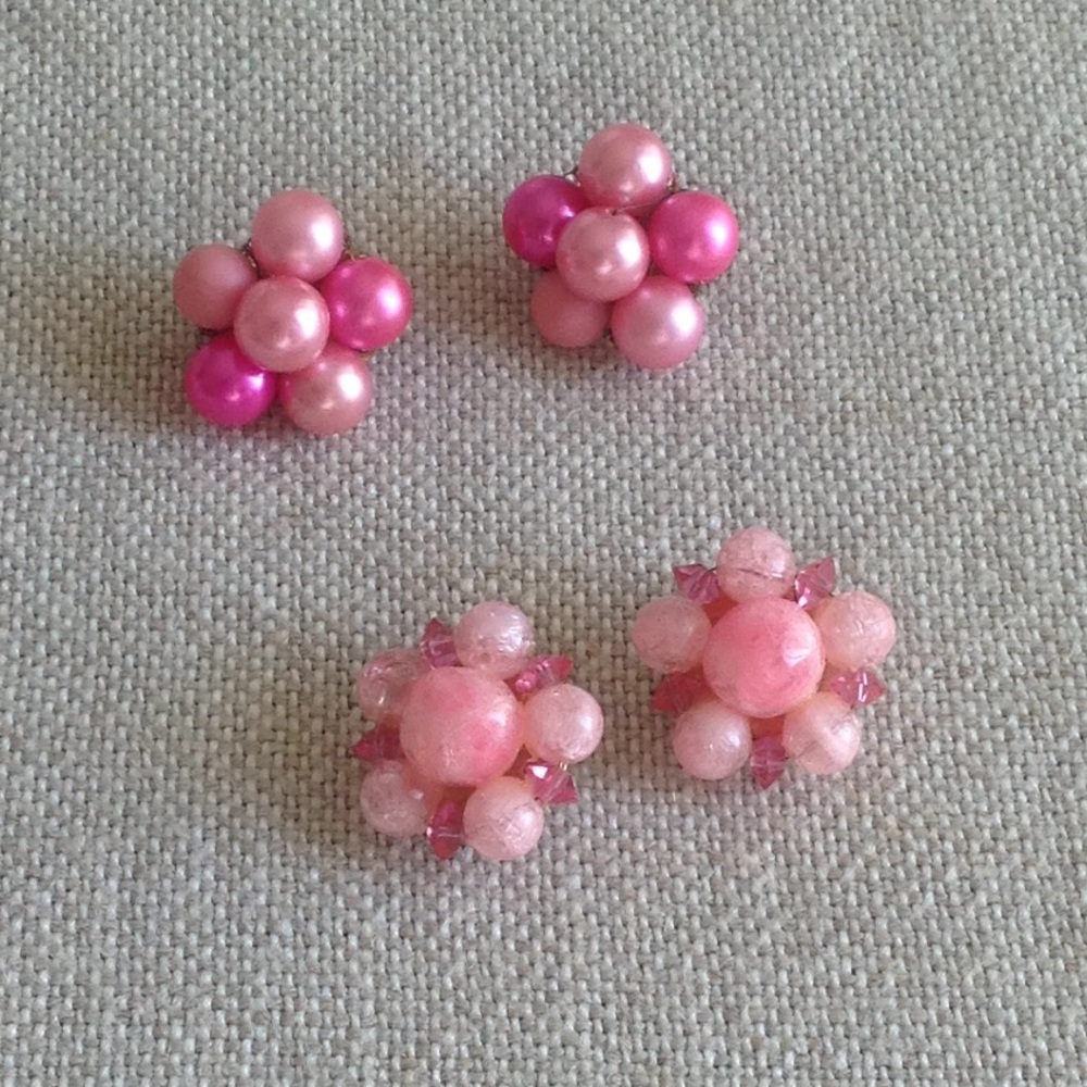 Vintage Pink Earrings